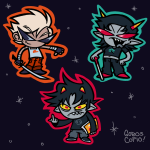  2025 book dirk_strider fullres goroscopio karkat_vantas starter_outfit strong_tanktop terezi_pyrope the_finger unbreakable_katana walking_cane 