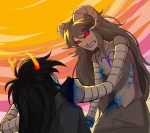  2025 aradia_megido aradiabot artificial_limb blackrom blood fullres k3ttu land_of_maps_and_treasure make_her_pay panel_redraw shipping starter_outfit strife vriska_serket 