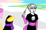  black_squiddle_dress casey consorts crowry panel_redraw rag_of_demons rose_lalonde salamanders thorns_of_oglogoth 