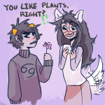  dogtail dogtier flowers jade_harley karkat_vantas kats_and_dogs mashedpootatoes redrom request shipping starter_outfit 