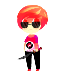 2012 birdiyo dave_strider freckles fullres jaggy_lines knife red_baseball_tee solo text transparent
