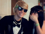  animated ask cosplay dave_strider four_aces_suited jade_harley kiss real_life shipping spacetime 