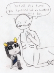  2010 aurthour equius_zahhak fullres greyhare13 kneeling sitting starter_outfit text word_balloon 