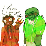  2014 au blush body_modification escl-ert fashion formal fullres imperial_trident jane_crocker jewelry lord_english suit sweat sweet_tooth text word_balloon 