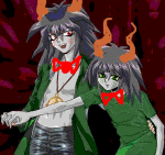  1s_th1s_you anonymous_artist caliborn calliope crossover image_manipulation non_canon_design siblings:caliborncalliope the_truth trollified yu-gi-oh 