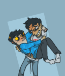  carrying communism john_egbert karkat_vantas officerpapermouth redrom shipping 