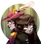  2013 bromance commodore_coat dream_ghost feferi_peixes fullres headshot littlebirdkisses nepeta_leijon no_glasses octopussy rear_admiral_attire transparent 