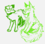  2025 animalstuck fullres jade_harley jake_english lineart monster4lyfe sitting theme_coloring 