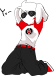  dave_strider herb ishades kneeling solo starter_outfit 