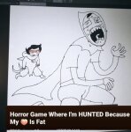  2023 art_program_in_frame bad_quality crocker_corruption crying emoji facial_hair fullres godtier grayscale highlight_color hope_aspect jaggy_lines jake_english jane_crocker life_aspect maid meme monochrome page repliiku text tiaratop 