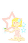  2012 alcohol beverage blush cocktail_glass fashion flowers fullres kneeling madammonkey roxy_lalonde solo stars 
