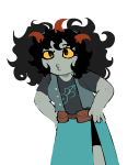2023 duckface fanfic_art fantroll freckles fullres jaggy_lines kittypeb no_hat serpaz_helilo solo starter_outfit vast_error