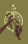  checked clock dave_strider flowers impalement limited_palette solo suit 