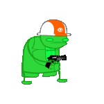 2016 animated biscuits felt flash_asset fullres gun jaggy_lines poinko solo sprite_mode transparent weapon