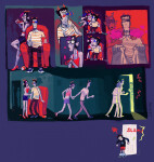  2020 beverage casual comic crossdressing drug_use eridan_ampora erisol fashion fullres holding_hands karkat_vantas kiss march_eridan profile psionics redrom reverse_hug shipping silhouette sitting smoking sollux_captor starter_outfit stupid.dog text the_finger undergarments 