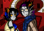  2011 ? eridan_ampora fashion fullres jaggy_lines nepeta_leijon no_hat pride stairs 