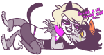  animal_ears awesome-pants going_rogue nepeta_leijon no_hat redrom roxy_lalonde shipping 