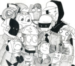  adventure_time crossover daft_punk kunaigirl lil_hal my_life_as_a_teenage_robot portal rick_and_morty robot robotboy sawtooth sketch squarewave the_amazing_world_of_gumball time_squad whatever_happened_to_robot_jones? 
