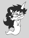  2026 fansprite feferi_peixes fullres fusion grayscale karkat_vantas monochrome solo sprite tornad0tommy 