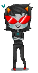  animated arms_crossed heart pixel solo terezi_pyrope transparent wingpie 