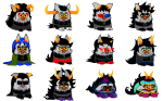  2012 alternians animalstuck aradia_megido barefoot cat_hat crossover equius_zahhak eridan_ampora feferi_peixes fullres furby gamzee_makara jaggy_lines kanaya_maryam karkat_vantas nepeta_leijon no_cape pawfeet slogbait sollux_captor sprite_mode starter_outfit tavros_nitram terezi_pyrope vriska_serket 