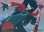  2026 dragon_cane fullres homestuck:_beyond_canon inauguraldeath kneeling legislacerator_casual low_angle meat_timeline solo terezi_pyrope weapon 