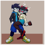  2025 aspect_hoodie bluesclues blush breath_aspect fashion fullres jaggy_lines john_egbert redrom terezi_pyrope vhorgeus 