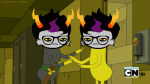  1s_th1s_you adventure_time animated crossover eridan_ampora image_manipulation multiple_personas solo tabri 