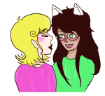  animal_ears bloodcaste dogtier headshot jade_harley redrom roxy_lalonde shipping witches_brew 