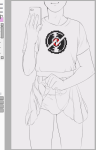  crossdressing dave_strider deleted_source head_out_of_frame lineart loki selfie solo undergarments wip 