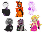 2025 alpha_rose au black_squiddle_dress blackoutbruh blush fullres godtier grimdark heart heinoustuck jasprosesprite^2 light_aspect rose_lalonde rosebot seer sprite trickster_mode