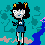  2026 animated aranea_serket clouds dancestors dream_bubble dream_ghost fullres pixel scoundrellyfeline solo starter_outfit sufferer_necklace trees walksprite 