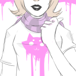  madbutnotliterally roxy&#039;s_striped_scarf roxy_lalonde solo starter_outfit 