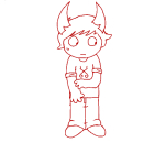 2025 fullres hiveswap lineart monochrome solo starter_outfit sweat vinzstar xefros_tritoh