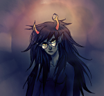  2013 fullres no_shirt nudity solo vriska_serket weenie-kun zodiac_symbol 