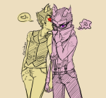  blush casual eridan_ampora erisol fashion freckles heart holding_hands limited_palette redrom shipping sollux_captor word_balloon xdarkzax 