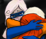  crying godtier hug lalupine light_aspect rogue rose_lalonde roxy_lalonde seer void_aspect 