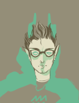  bittesehr crossover deleted_source eridan_ampora headshot limited_palette solo the_critic_sees 