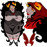 2025 aradia_megido arms_crossed chubstuck fullres godtier headshot jaggy_lines maid obscenicon profile solo starter_outfit time_aspect troll_tail