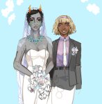 2024 body_modification d0gtier flowers jewelry kanaya_maryam redrom rose_lalonde rosemary shipping suit wedding