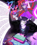  2023 fullres high_angle kanaya_maryam redrom rose_lalonde rosemary shipping sitting smoi_witch starter_outfit tentacletherapist text thorns_of_oglogoth velvet_squiddleknit 