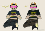 blind_sollux candy_timeline gaming homestuck^2 notedchampagne pesterlog sollux_captor solo text