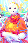  2018 atissi book fine_art fullres godtier land_of_light_and_rain light_aspect mona_lisa parody rorb_lalorb rose_lalonde seer solo wut 