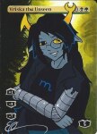 animestuck card crossover magic_the_gathering solo source_needed starter_outfit text vriska_serket