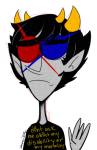  blind_sollux deleted_source double_eyepatch moved_source sollux_captor solo zamii070 