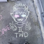  chalk headshot real_life sollux_captor solo turtle-demon 