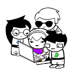  2025 beta_kids computer daisy-spritemode-blog dave_strider fullres grayscale highlight_color image_manipulation jade_harley jaggy_lines john_egbert lineart rose_lalonde sitting sprite_mode starter_outfit transparent velvet_pillow 