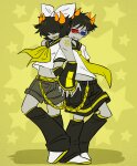 2024 ancest blush body_modification broconwhore captors cosplay crossover dancestors fashion fullres honey_mustard mituna_captor no_hat redrom shipping sollux_captor stars vocaloid