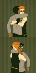  dirk_strider hug jake_english pumpkin_patch redrom rustwing sadstuck shipping skull_suit strong_outfit strong_tanktop 
