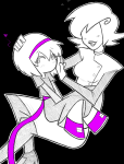  2025 age_discrepancy black_squiddle_dress blush catcow-draws first_lalondecest fullres heart incest mom monochrome redrom rose_lalonde shipping sitting 